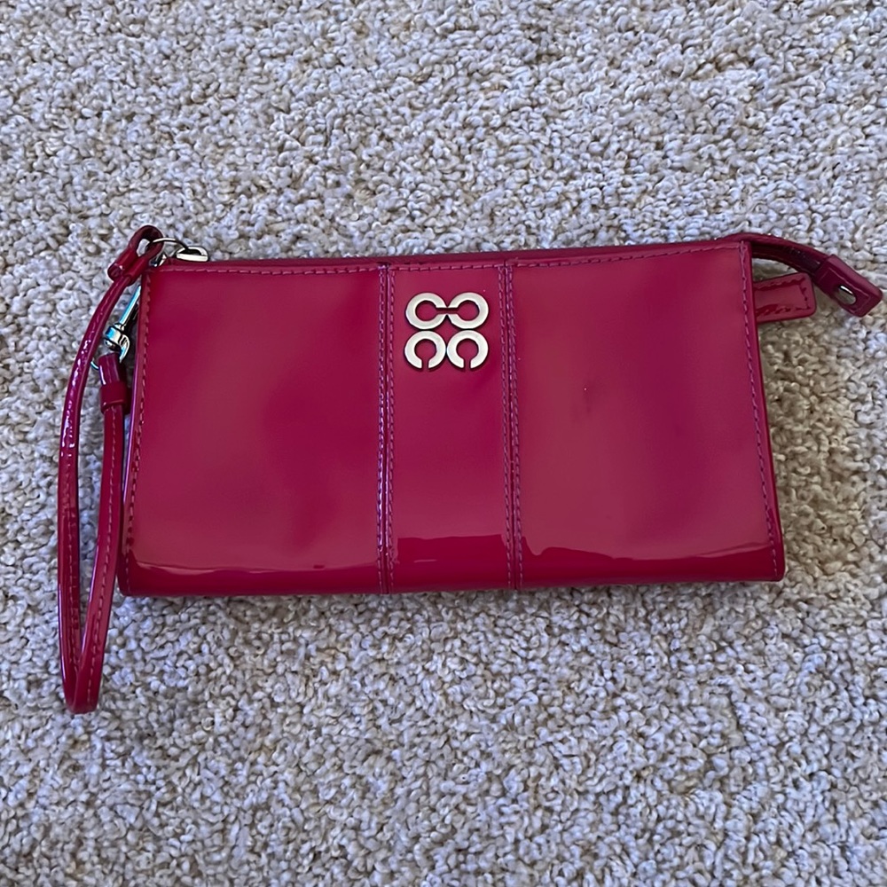 Coach fushia wristlet